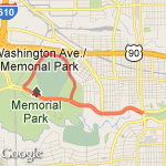 5.83 Route - Memorial to Shepherd route map