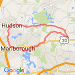 Hudson Rail Trail route map
