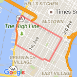 Westside Route route map