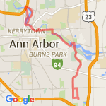 15 B2B out and back route map