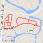 3.01 miles route map