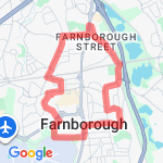 Farnborough Loop route map
