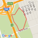 Cunningham Park route map