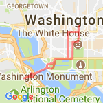 DC to Cemetery route map