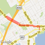 Sunnidale 3 hills route map