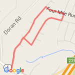 Quick loop of the 'hood route map