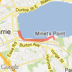 5km race route route map