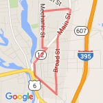 small town  route map