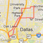 Emily's House route map