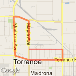 3 Mile Route route map
