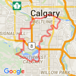 City Crawl 1 route map