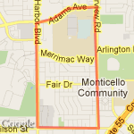 Orange Coast College  route map