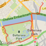 Battersea Park Twice route map
