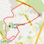 Sunnidale Park route map