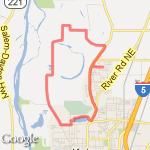 Winsor Island Loop route map