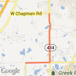 Run McCulloch to Chapman and Back route map