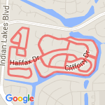 6.11 miles route map