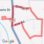 wandering est. route map