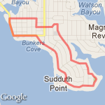 Cruzin' The Cove route map