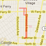 Run Elmwood 2 route map