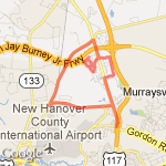 sprint tri bike length route map