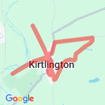 Kirtlington 10k route map