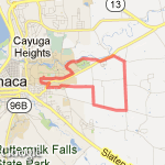 Turkey Rd Loop route map