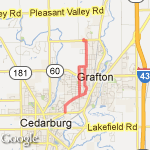 Northern Lights route map