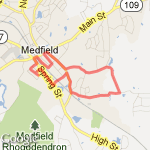 5 mile route route map