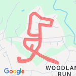 Tiffany Woods route map