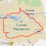 3.5 mile time trial route map