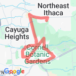 Hanshaw Rd Loop route map