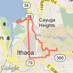 Stewart Park route map