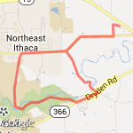 Armory Run route map