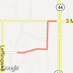 work to mom's route map