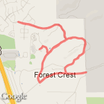 Safe 8 mile loop route map