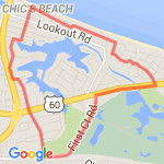 4 Miles Around Rec Center route map