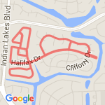 3.50 miles route map