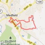 5 mile route number 2 route map