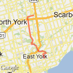 Fairview Mall route map