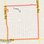 Neighborhood Loop route map