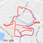 6.7  miles route map