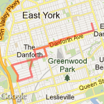 street route 10km route map