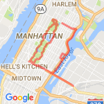 14.3 miles route map