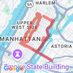 14.3 miles route map