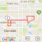 10 mile from Dexter route map