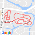 5 mil/8k run route map