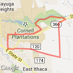 college town to game farm route map