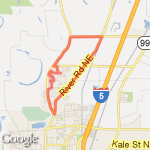 Brook Lake Loop route map