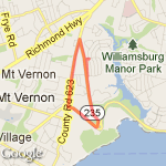 Friday JUN 11 route map